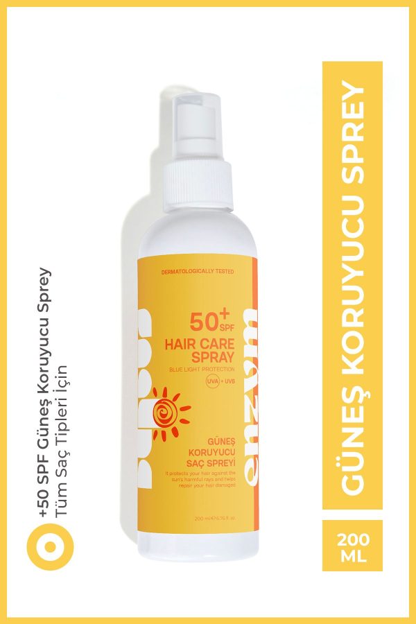 ENZYM COSMETICS 50 SPF+ Saç Güneş koruyucu (blue light protection) sprey 200 ml