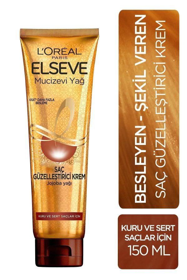 Elseve Mucizevi Yağ Saç Güzelleştirici Krem 150 ml ( Jojoba Yağı )